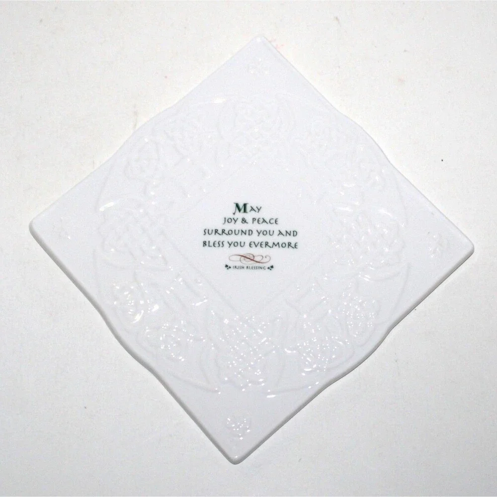 Vintahge Russ Berrie Irish Blessing Tile wall decor 6.5